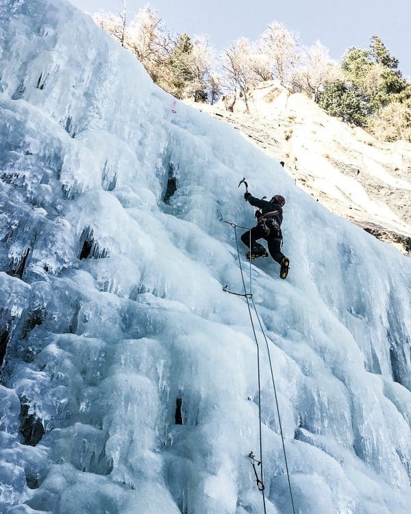 Ice Climbing in Cogne, Italy