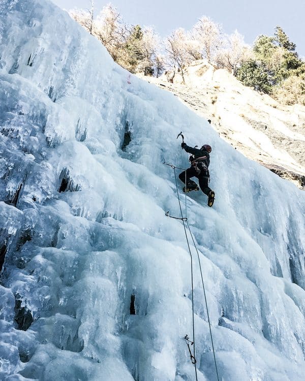 Ice Climbing in Cogne, Italy