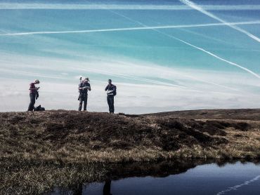 Candidates on a Mountain Training Hill and Moorland Leader Course