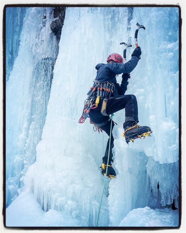 Steep Ice Climbing in Cogne