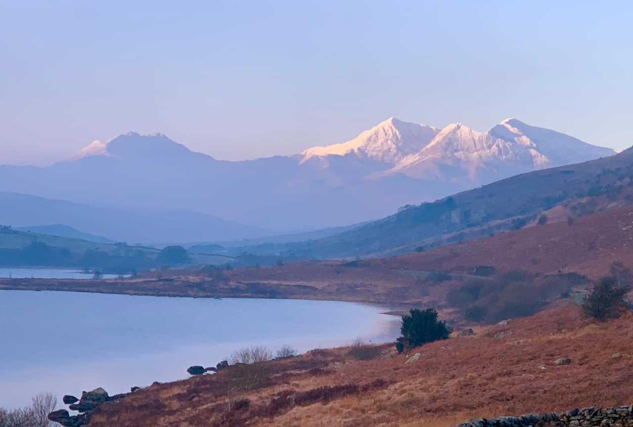 Snowdon, Crib Coch and Crib y Ddysgyl. Three of the fifteen Welsh 3000s