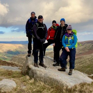 A walking group on the 9 Edges Challenge
