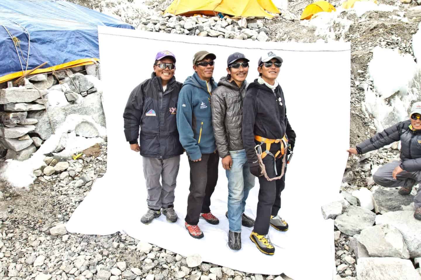 Expedition Photography of Nepalese Sherpas