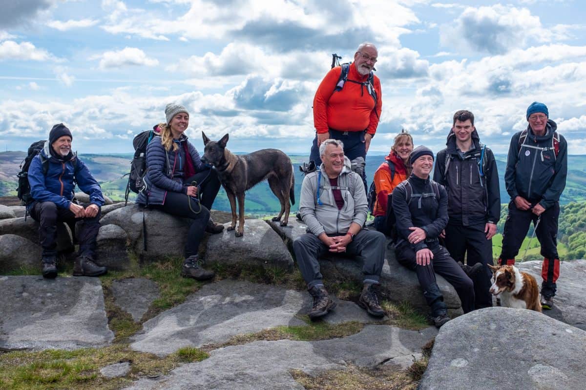 Stanage Group Photo © Jennifer Watson