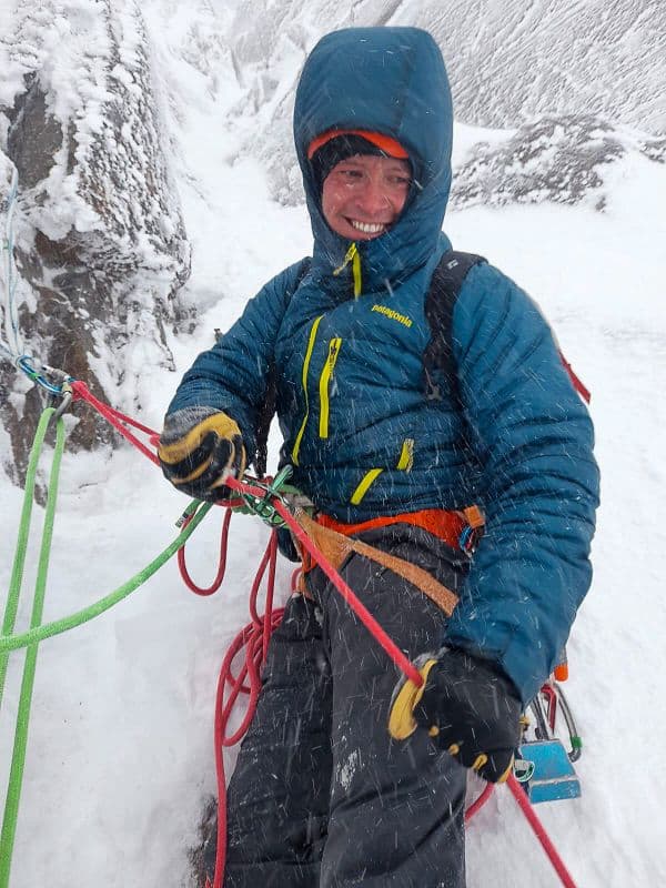 Oli in his Patagonia DAS