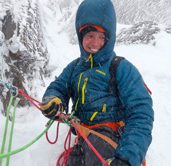 Oli in his Patagonia DAS