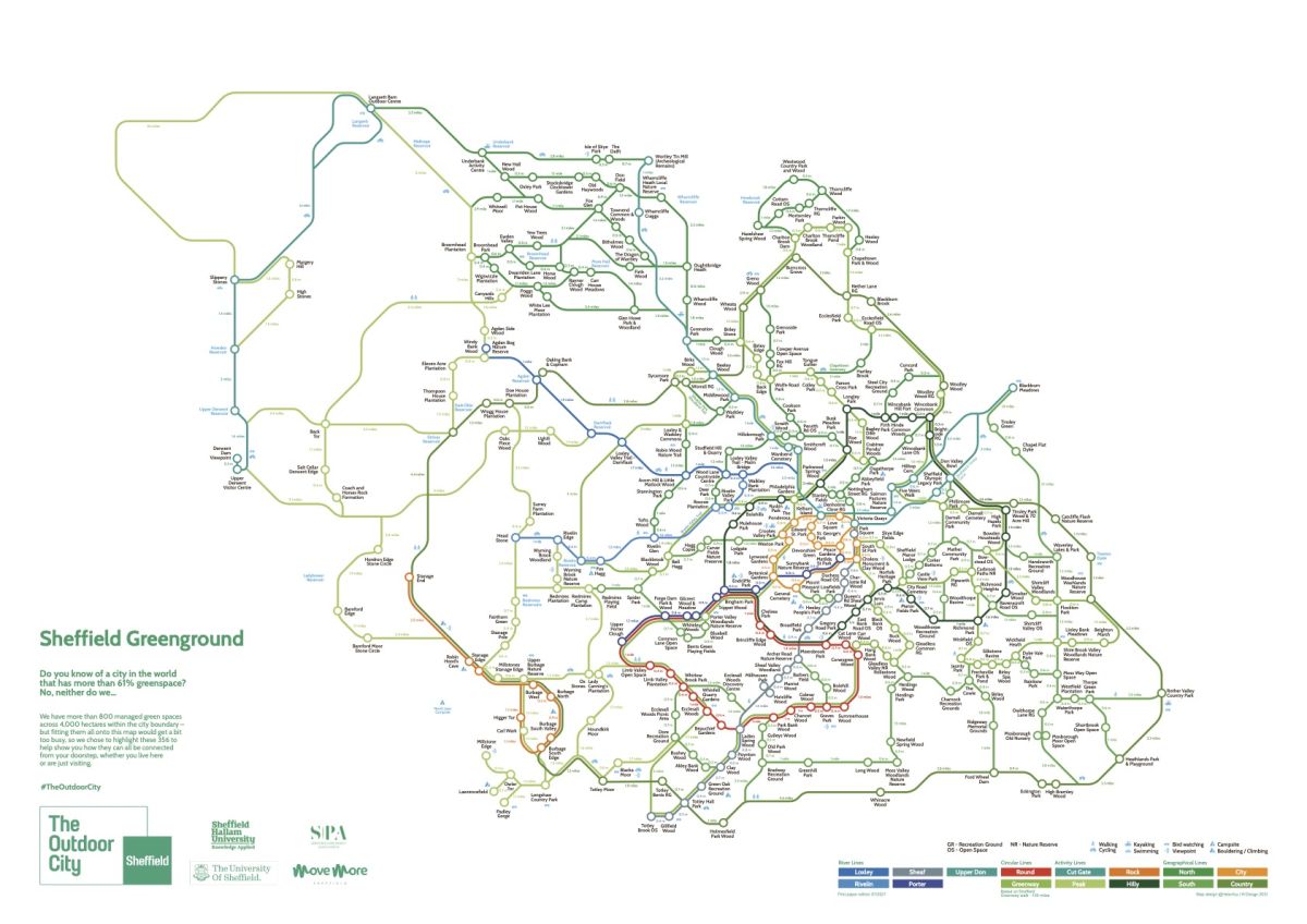 Sheffield Greenground Map