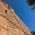 Climbing in Zion National Park, Utah