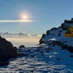 Dawn on Mt Toubkal.