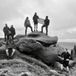 A charity event on Edale skyline.