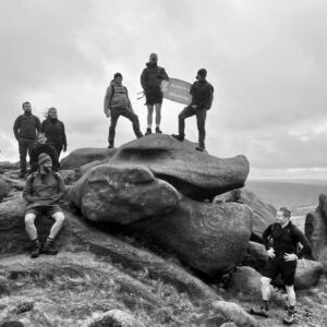 A charity event on Edale skyline.