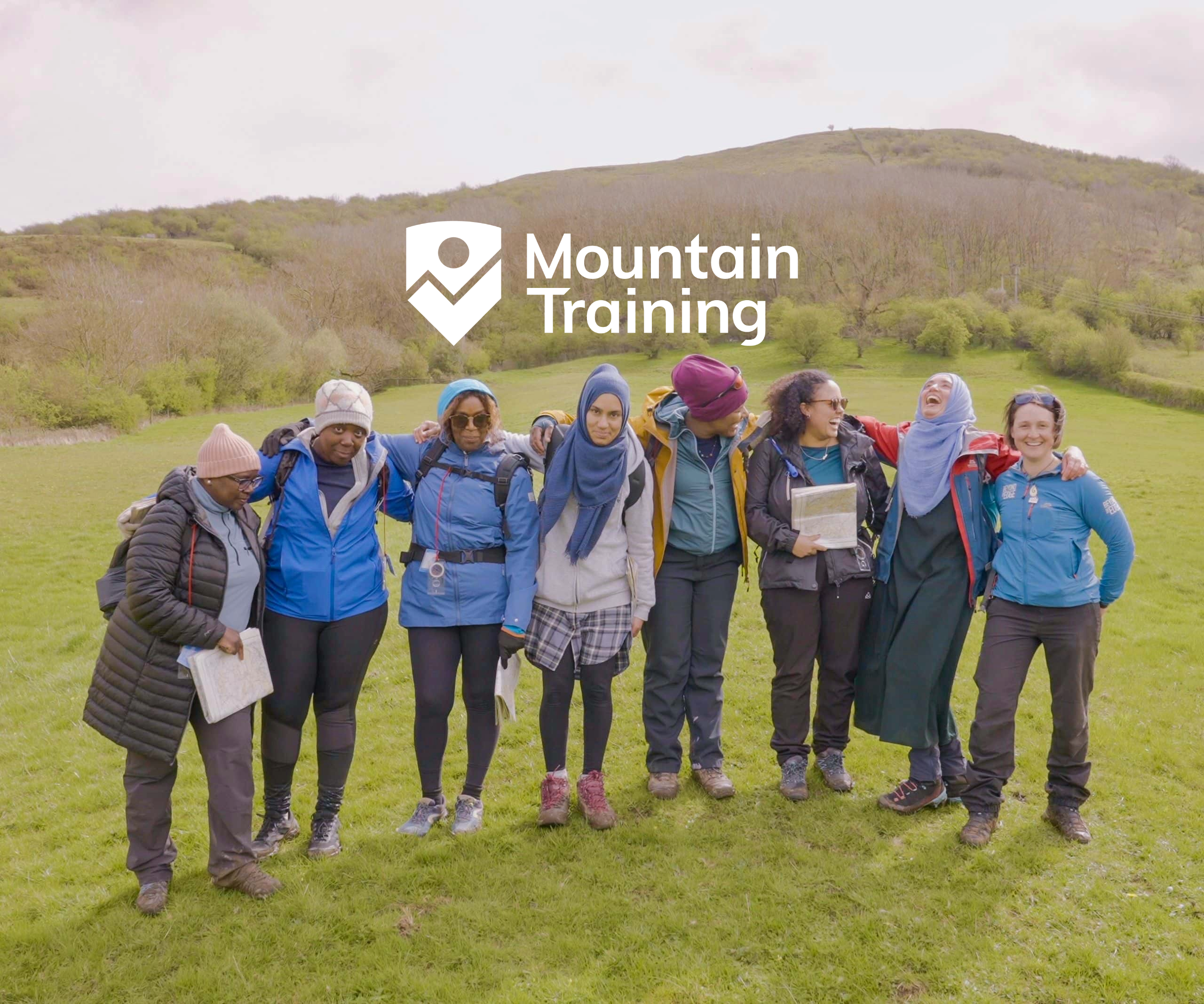 A group in the Peak District on a Lowland Leader course.