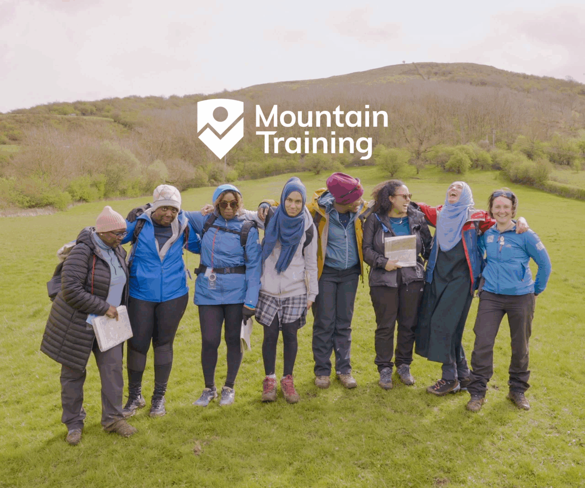 A group of women on a Mountain Training Lowland leader course.