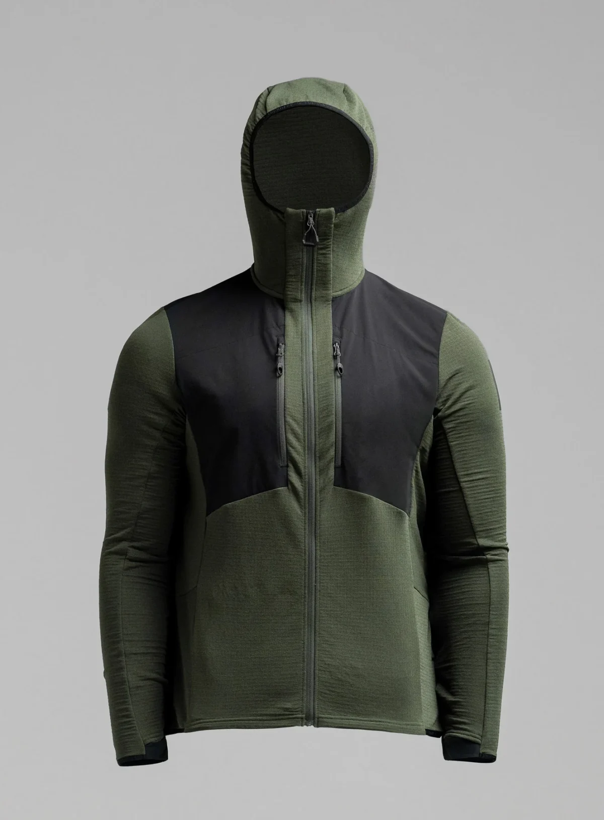 Photograph of ThruDark Mountain Pro Technical Mid Layer in green